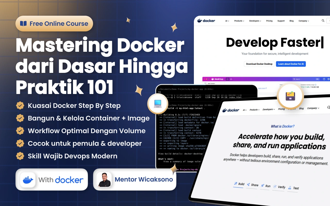 Mastering Docker dari Dasar Hingga Praktik 101